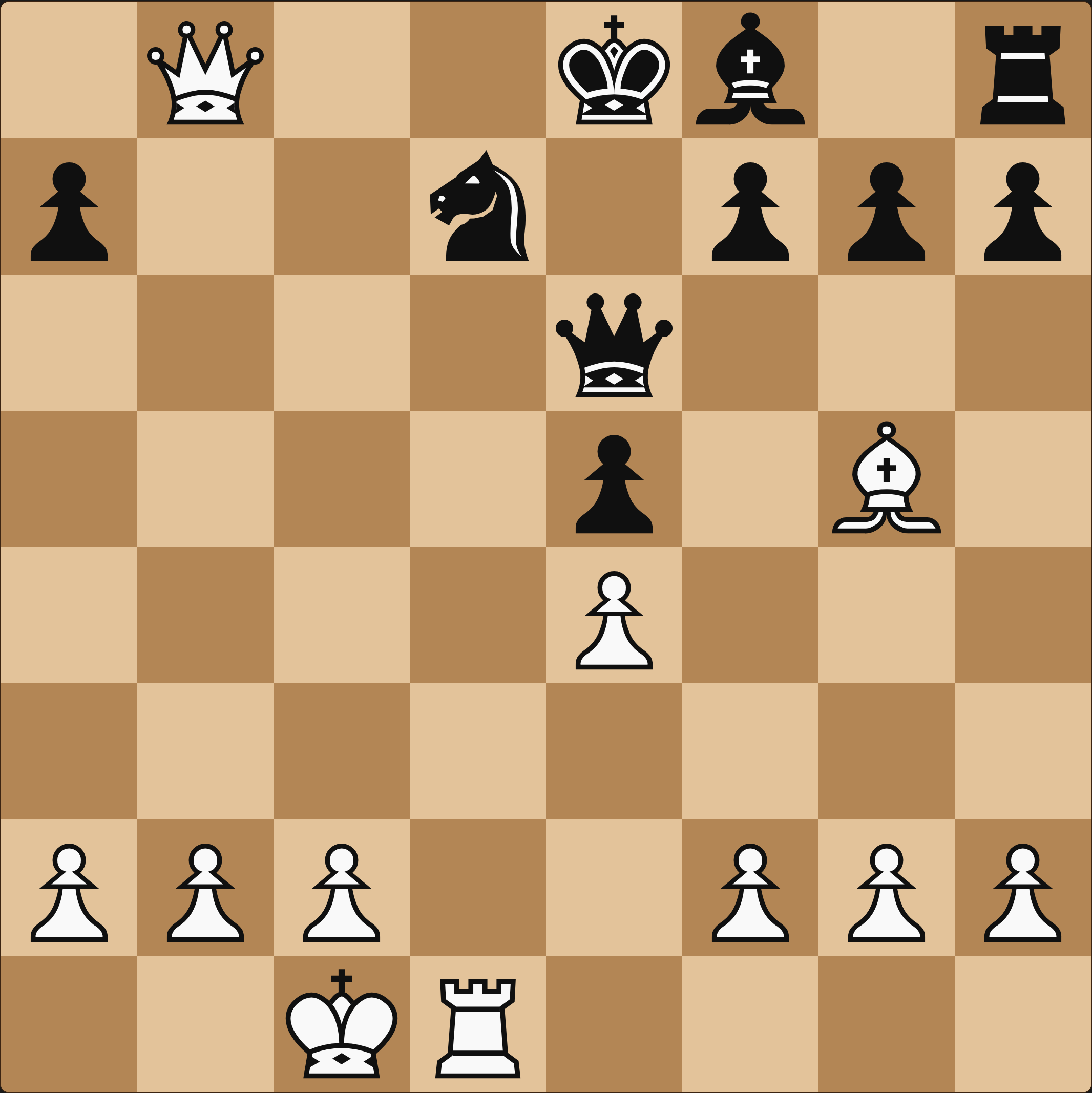 Paul Morphy Opera Game Chess Analysis position after 16.Qb8+ with the final mating net